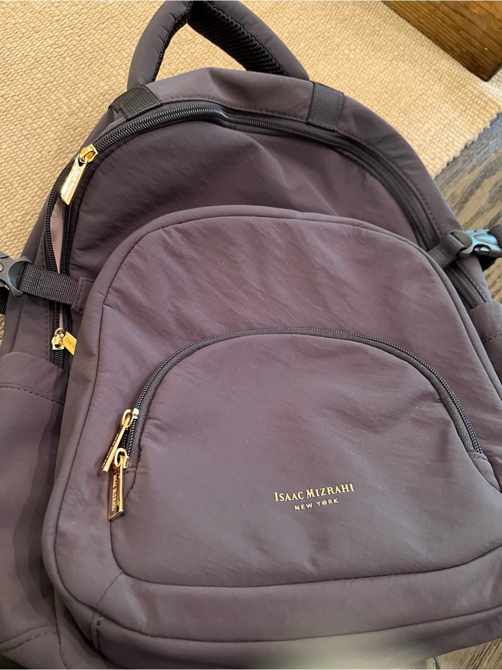 Isaac Mizrahi backpack gray